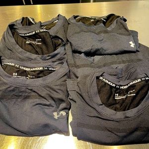 6 UA HeatGear fitted L/S tees